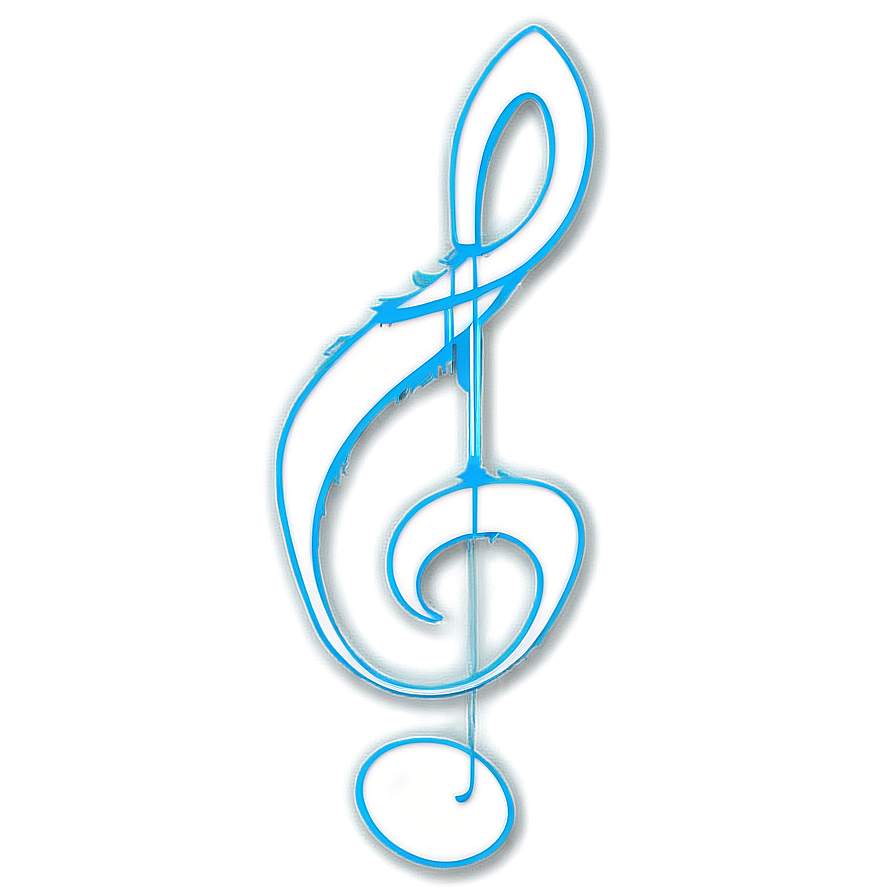 White Music Note For Presentations Png 06212024