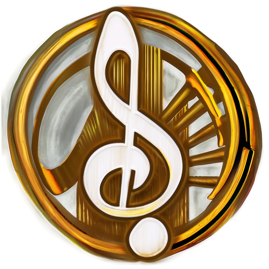 White Music Note In Circle Png Wjl84