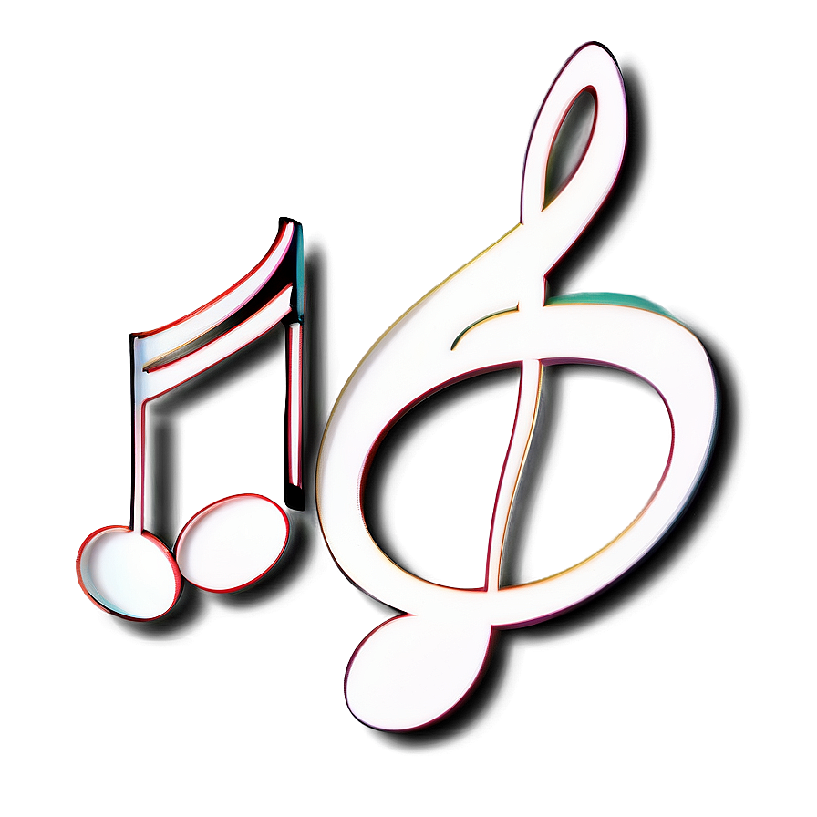 White Music Notes Clipart Png Xwy