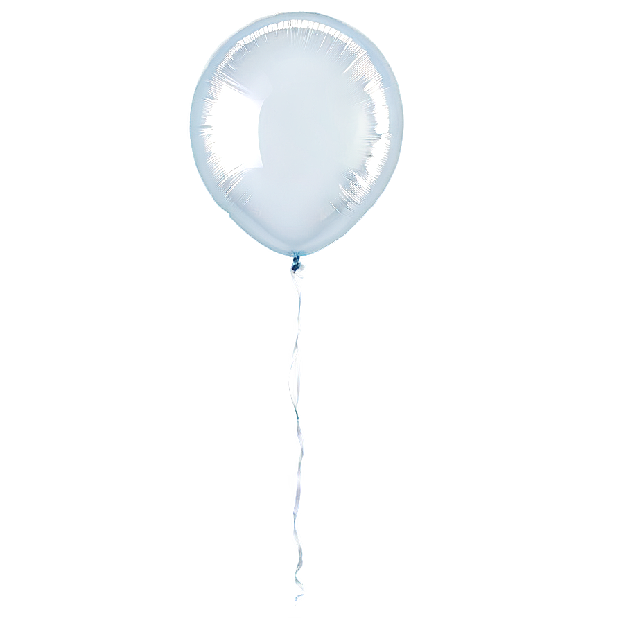 White Mylar Balloons Png Crx95