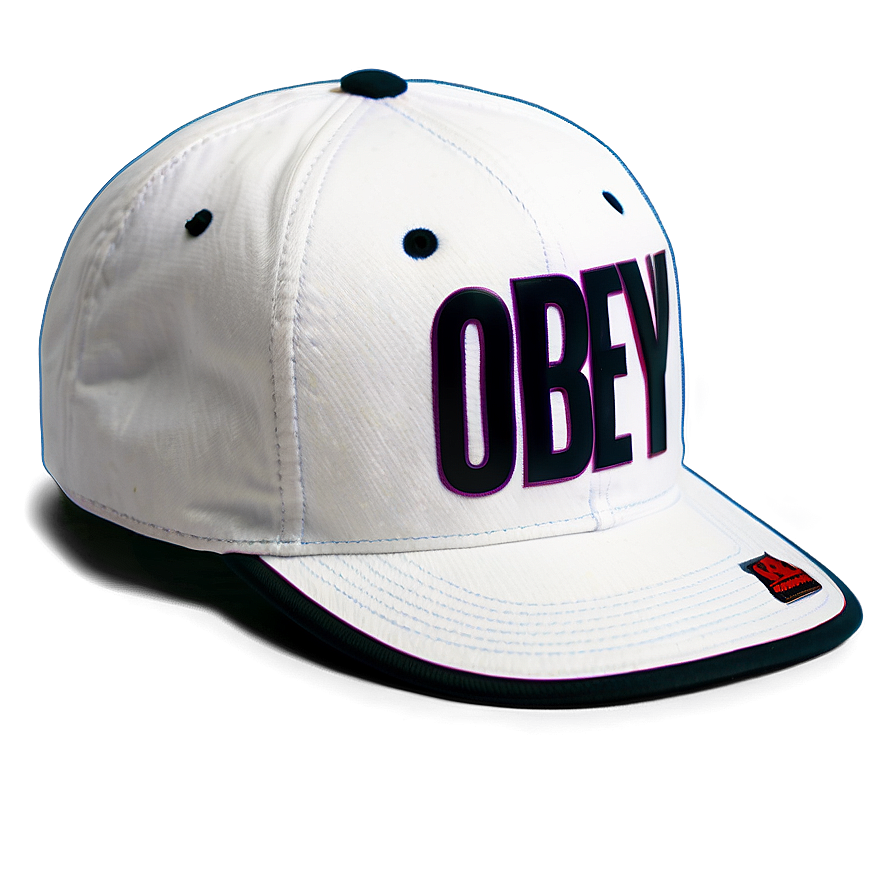 White Obey Hat Png Knl23