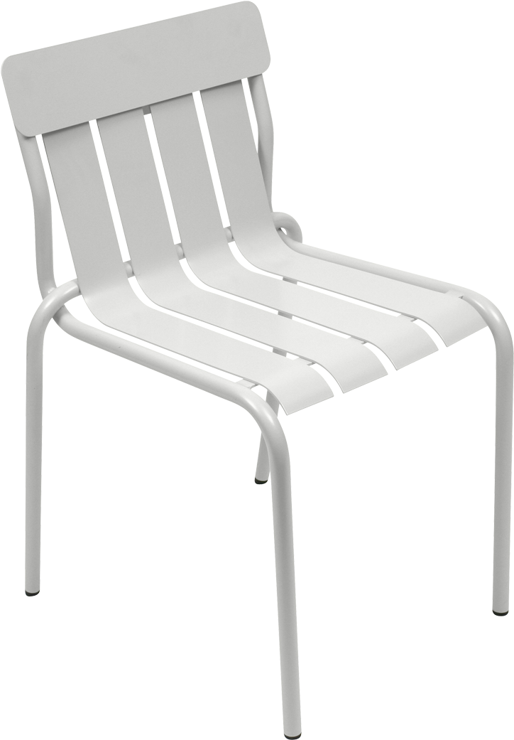 White Outdoor Lounge Chair