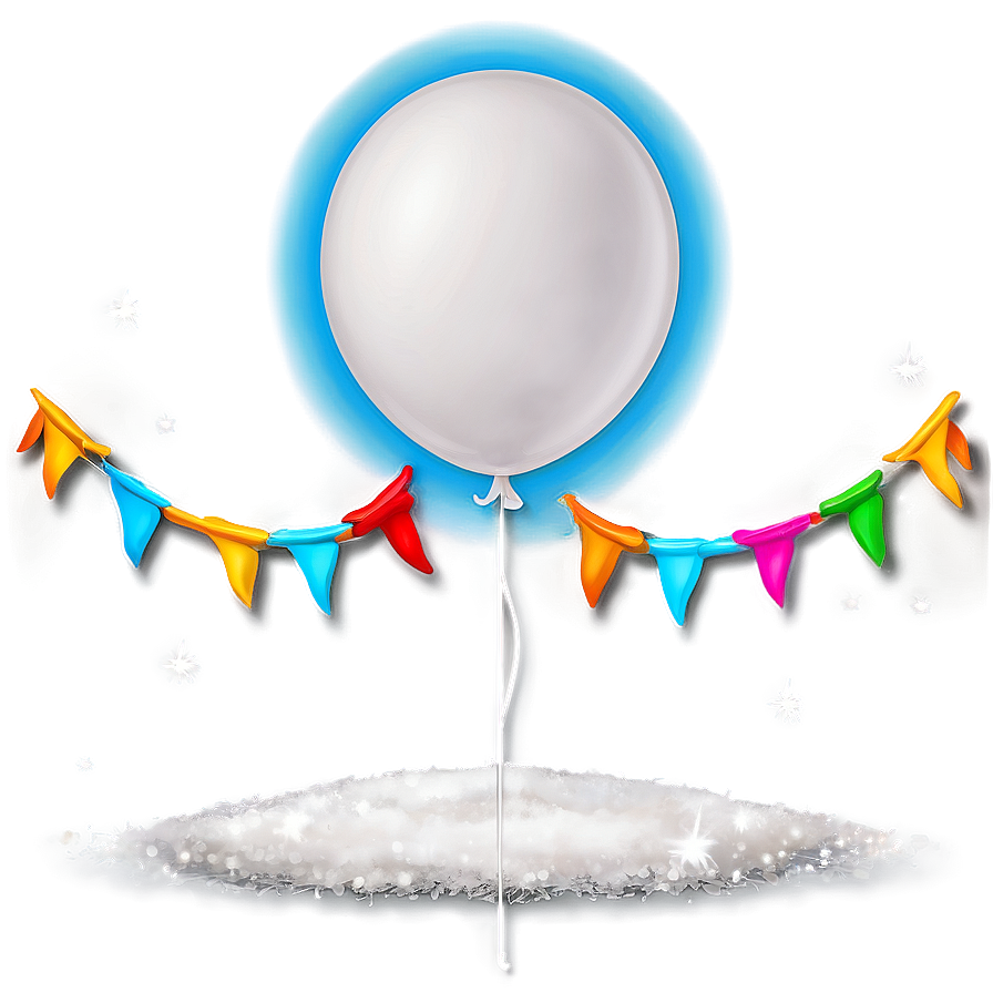 White Party Balloons Png Nwb