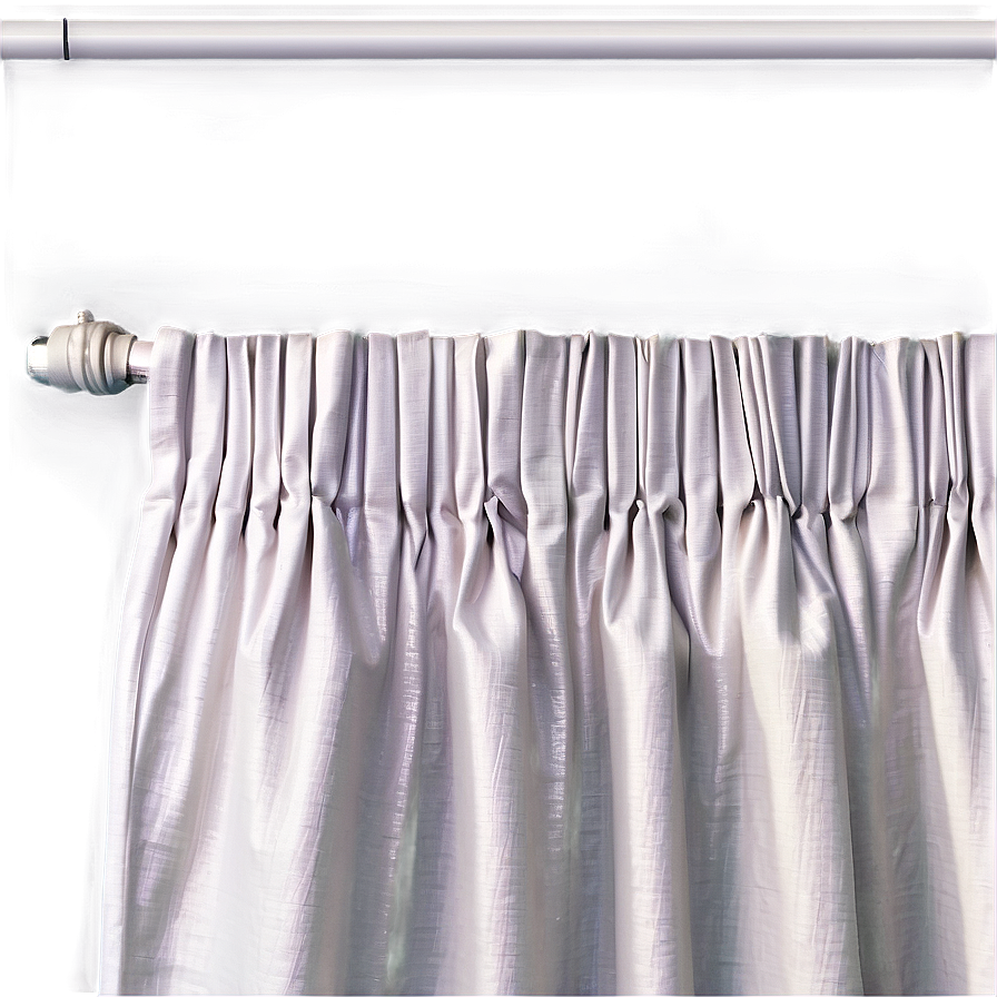 White Pencil Pleat Curtains Png Hsd