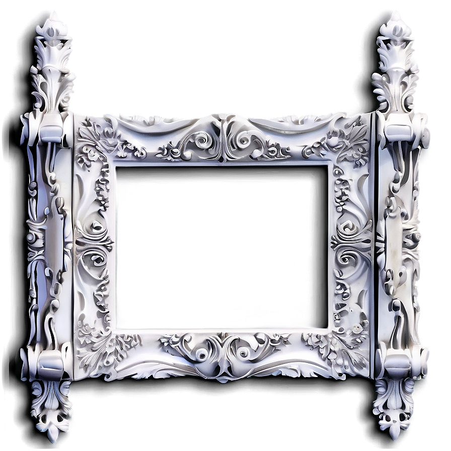 White Photo Frame Png 14