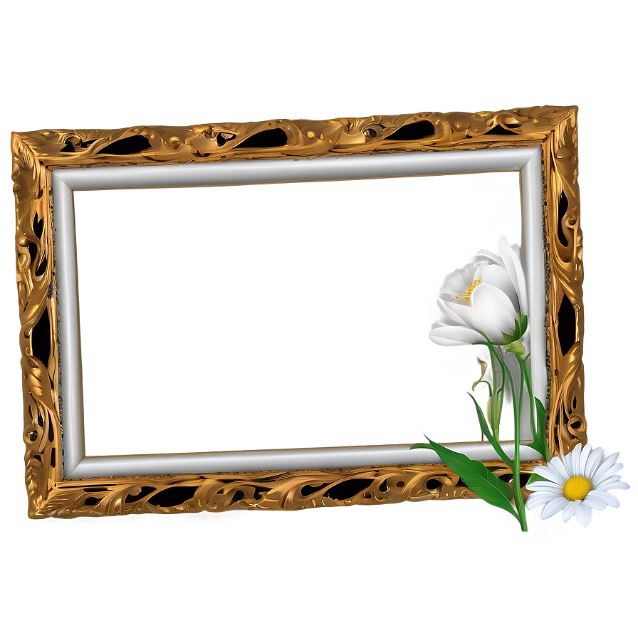 White Photo Frame Png 92