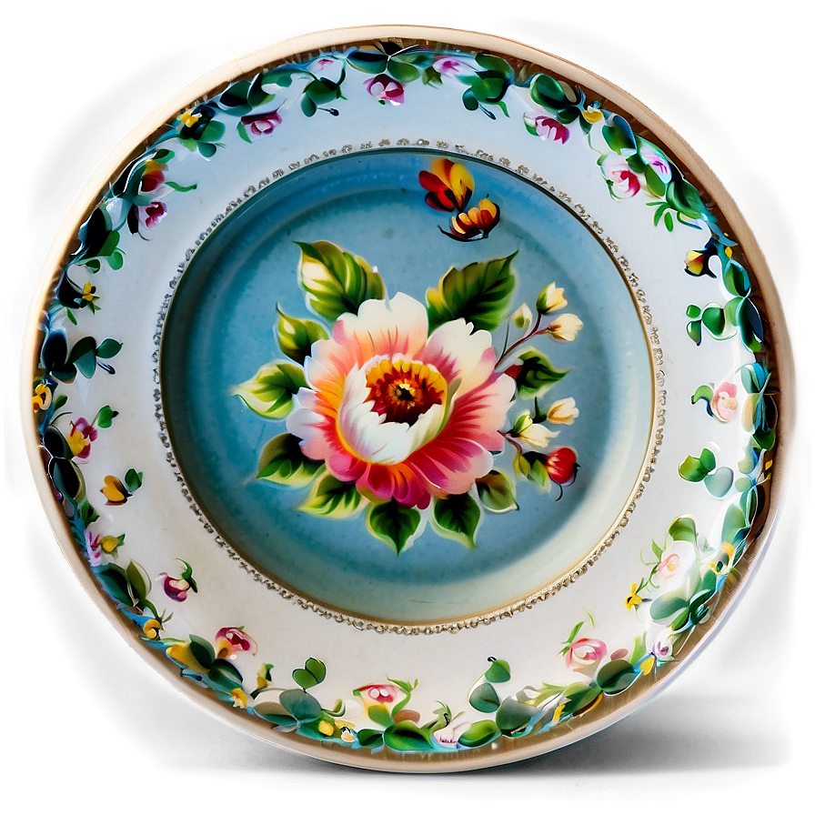 White Plate For Tea Party Png Jrf50