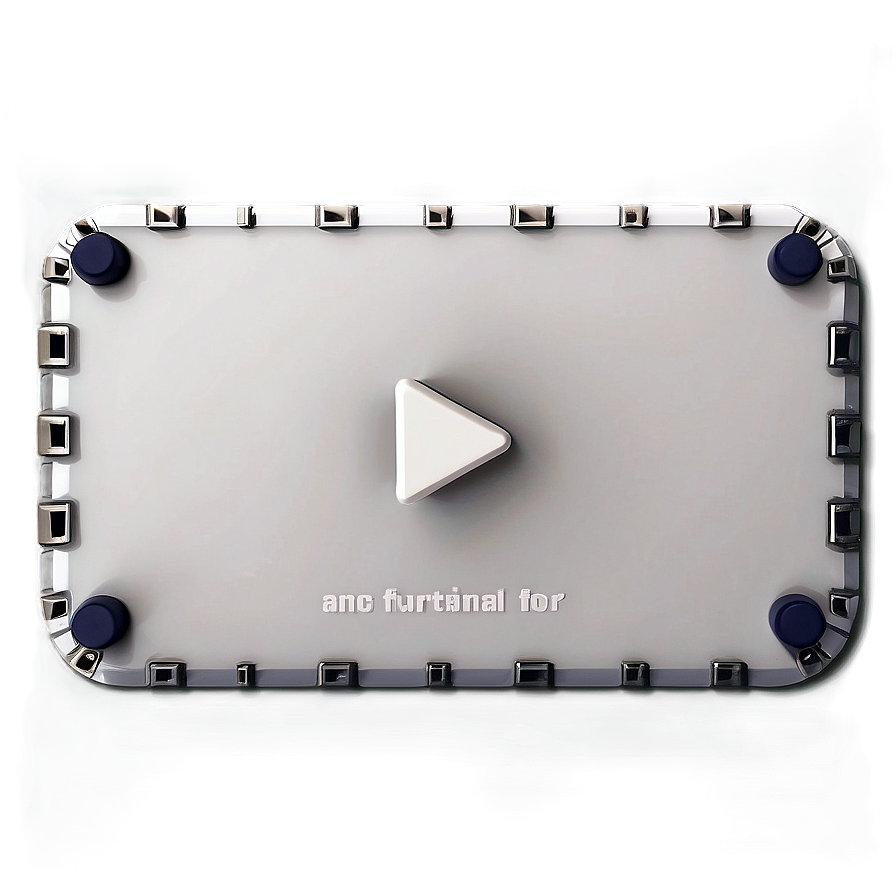 White Play Button No Background Png Ifx