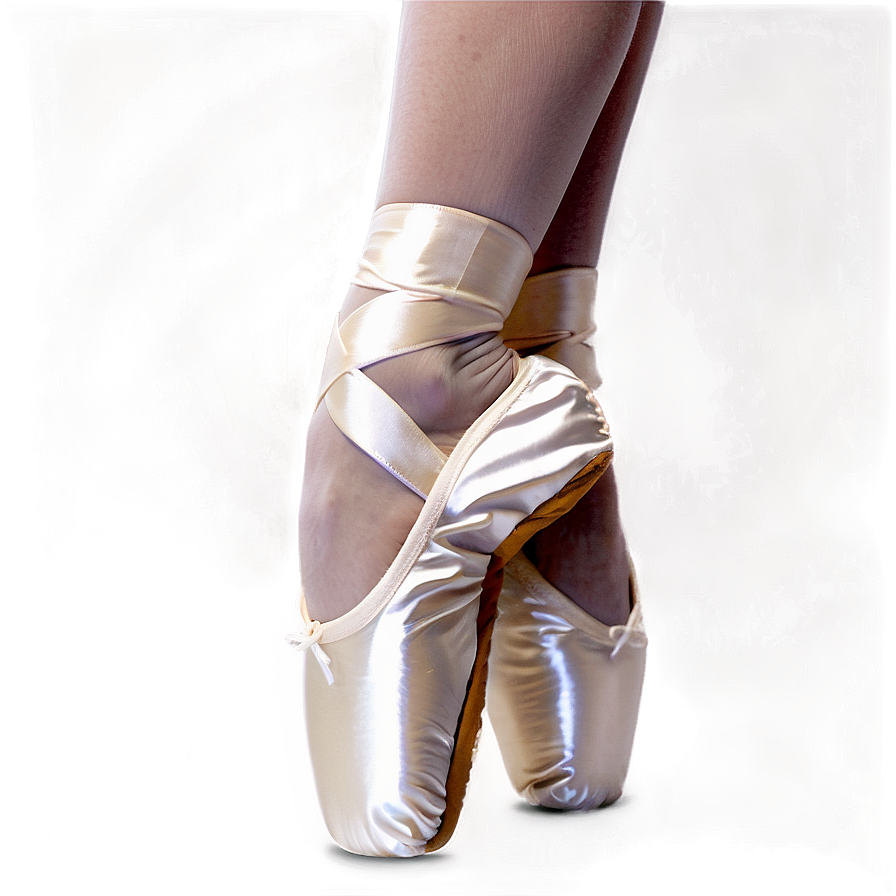 White Pointe Shoes Png Eol