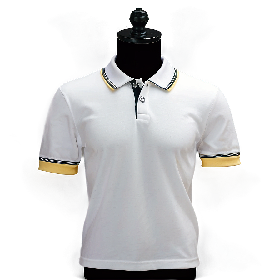 White Polo Shirt Png Vnf70