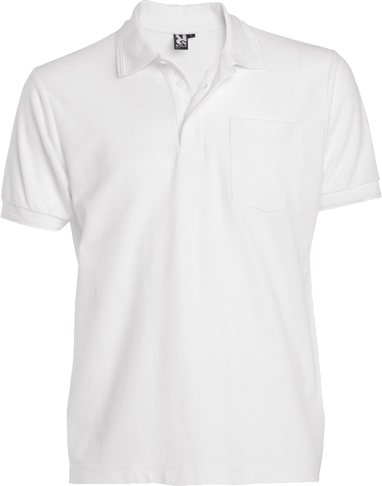 White Polo Shirt Product Photography