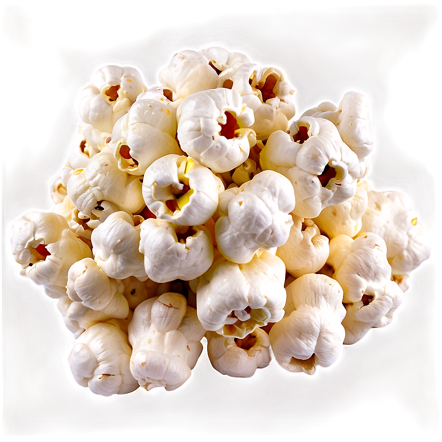 White Popcorn Png 05042024