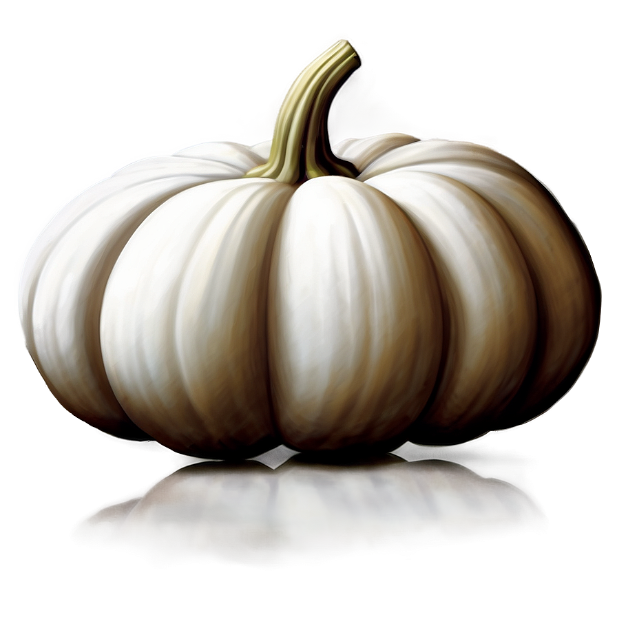 White Pumpkin Art Png 98