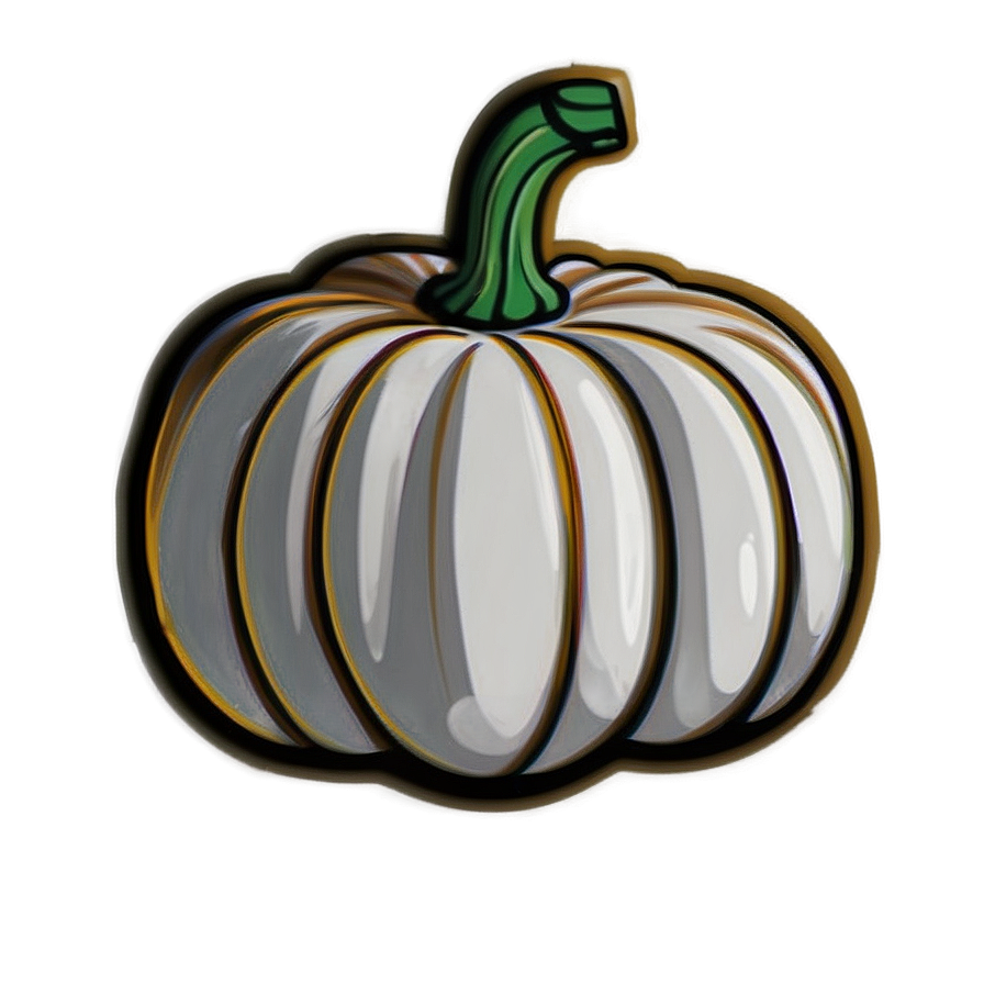 White Pumpkin Cartoon Png Gjq46