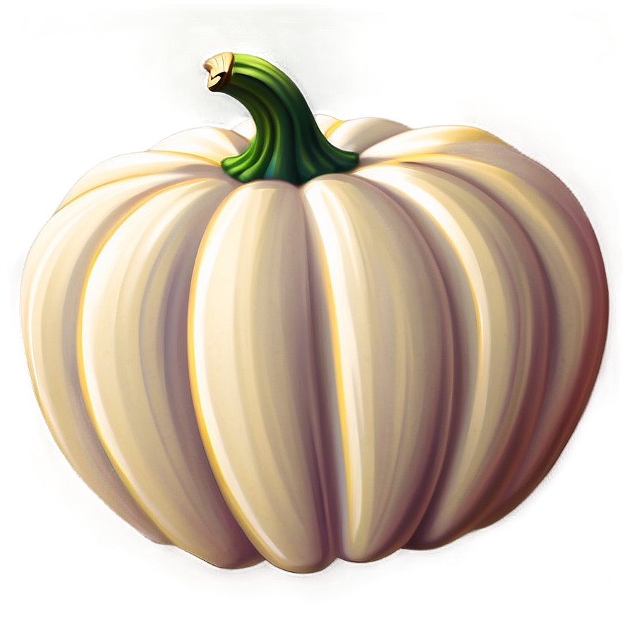 White Pumpkin Cartoon Png Iny54