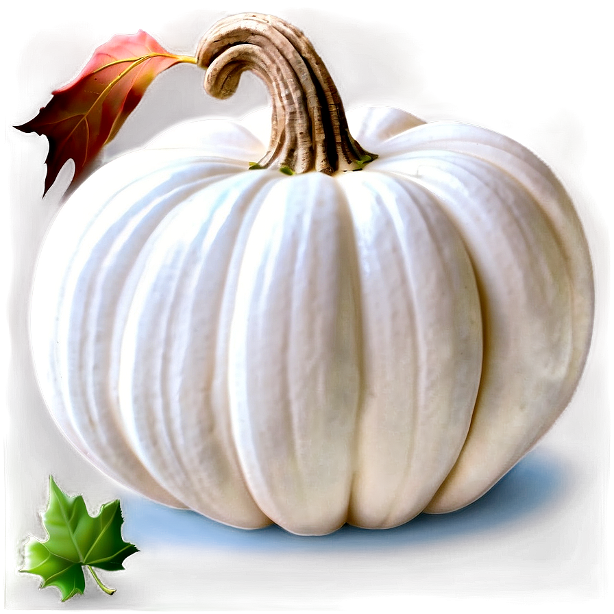 White Pumpkin Scene Png Mfi