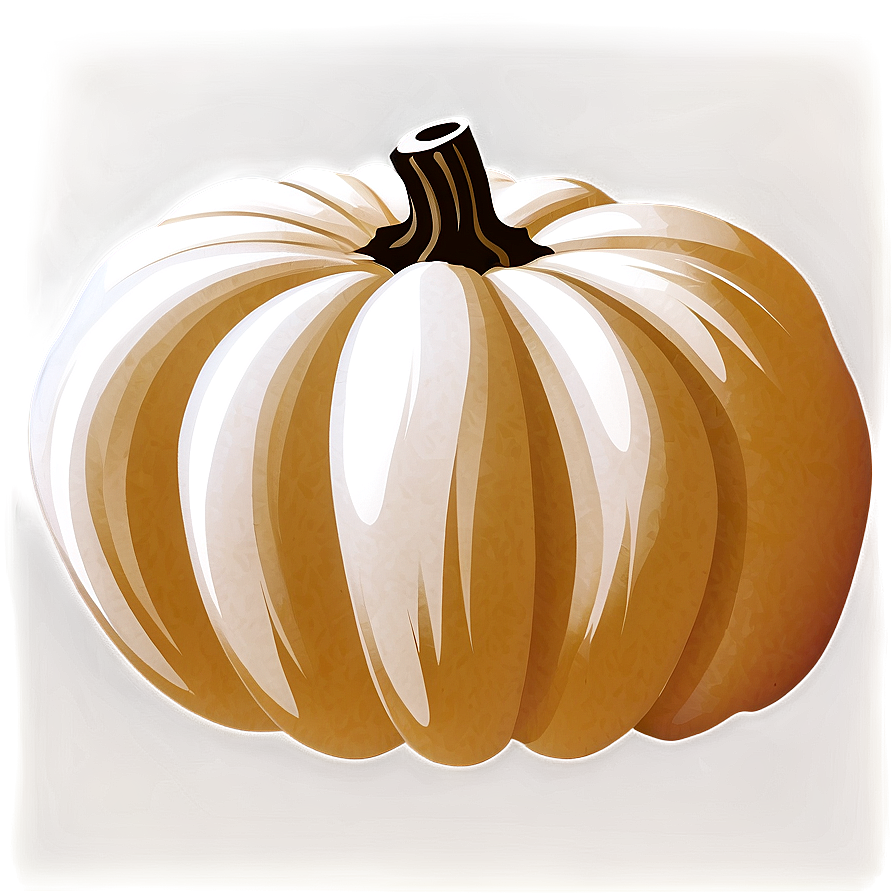 White Pumpkin Silhouette Png Cdu