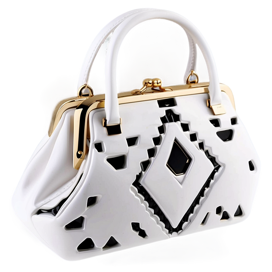 White Purse Png 05242024