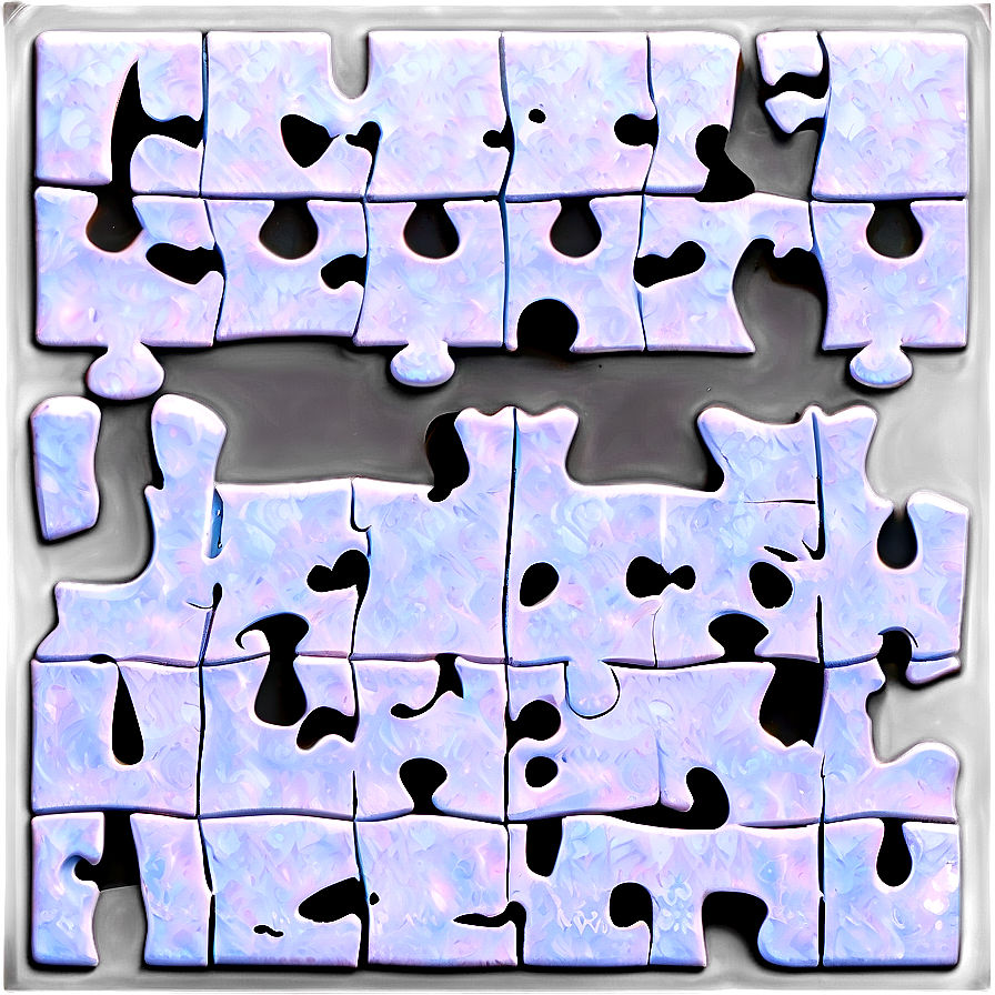 White Puzzle Pieces Png 13