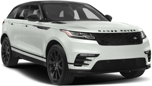 White Range Rover Velar Side View