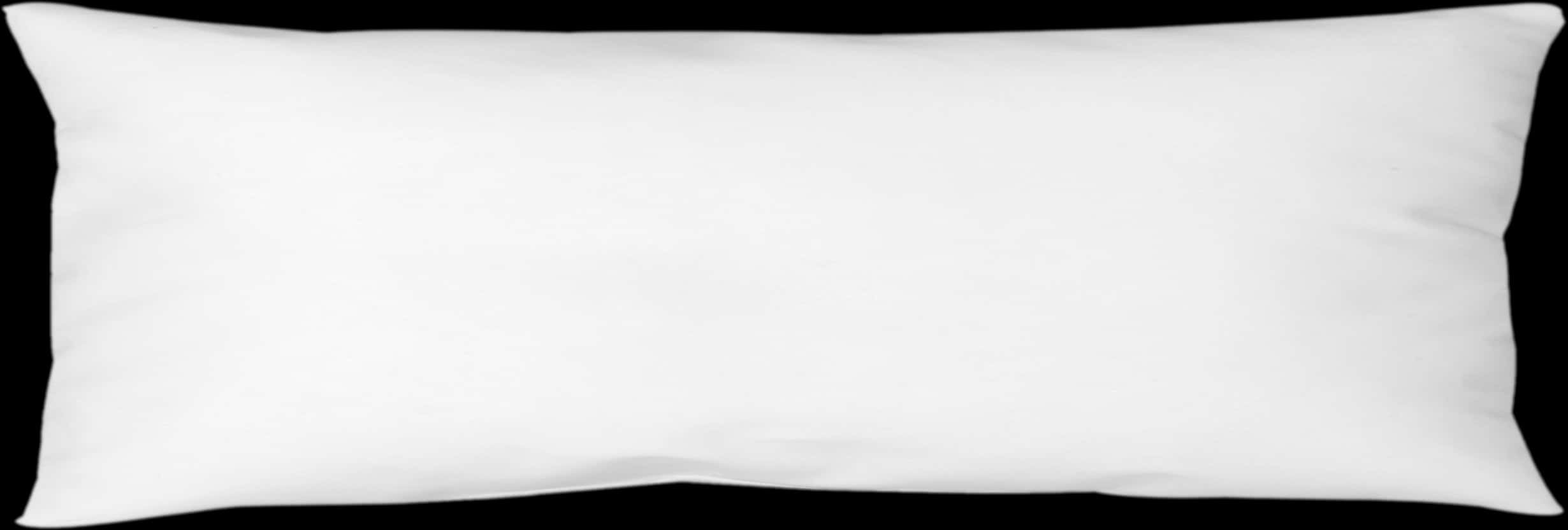 White Rectangular Pillowon Black Background.jpg