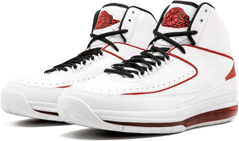 White Red Air Jordan Sneakers