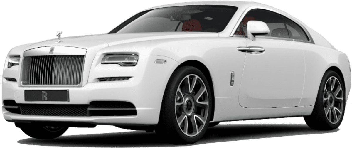 White Rolls Royce Wraith Side View