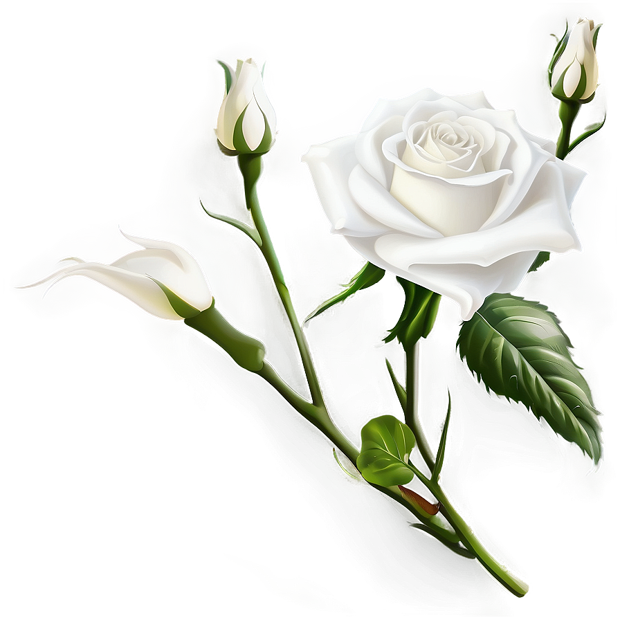 White Rose Flower Png 80