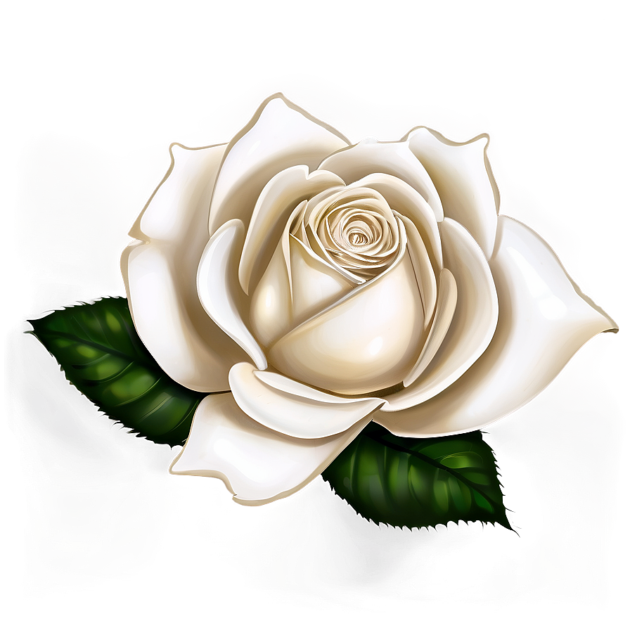 White Rose Petals Png Wsn