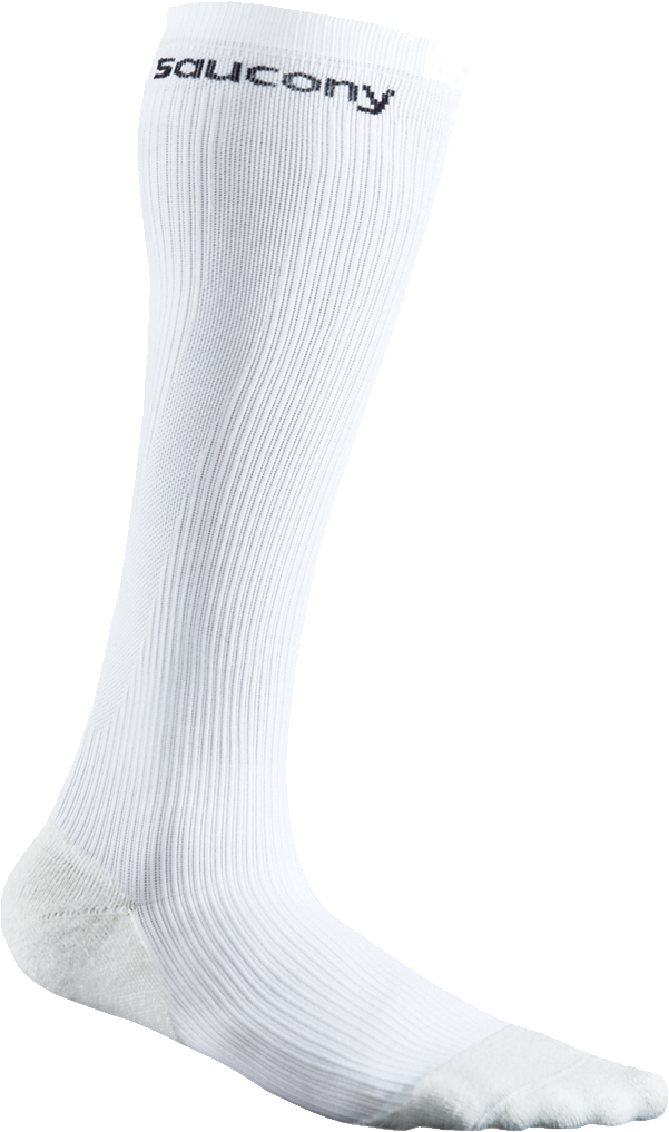 White Saucony Knee High Sock