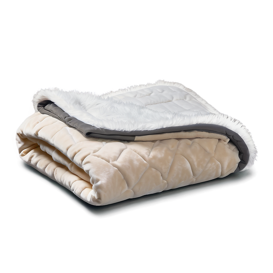 White Sherpa Blanket Png 85