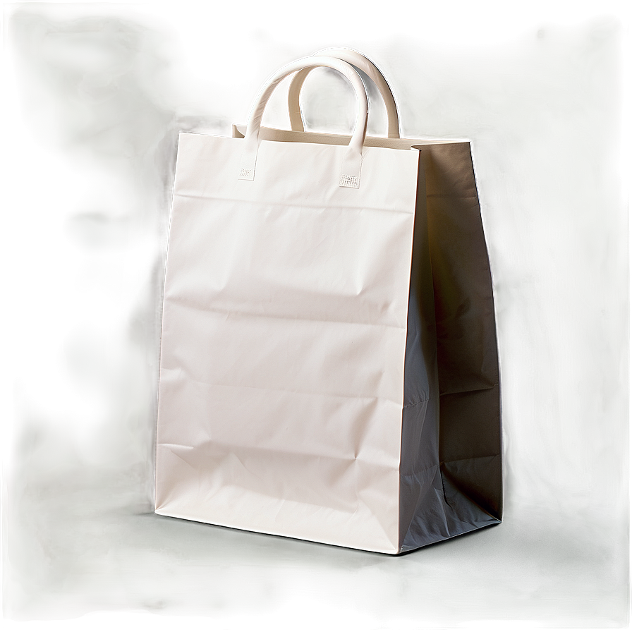 White Shopping Bag Png 4