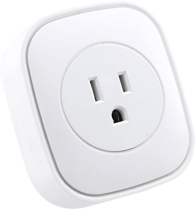 White Single Electrical Outlet