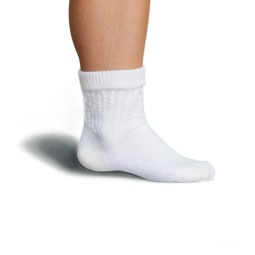 White Slipper Socks Png Ehq