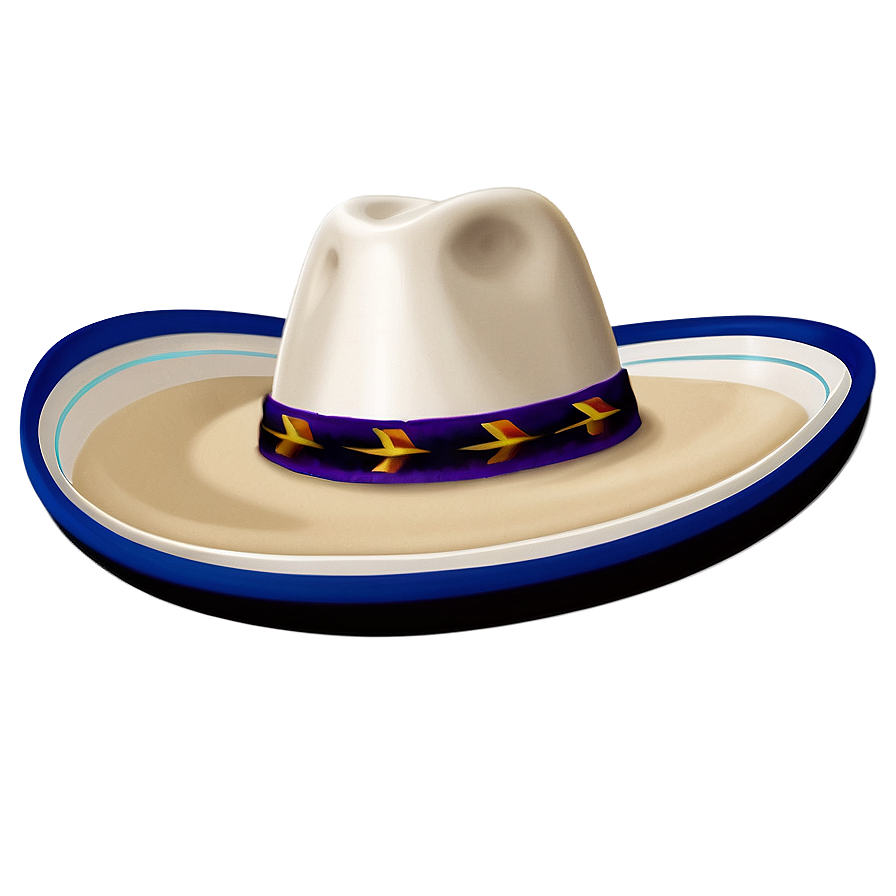 White Sombrero Hat Png 41