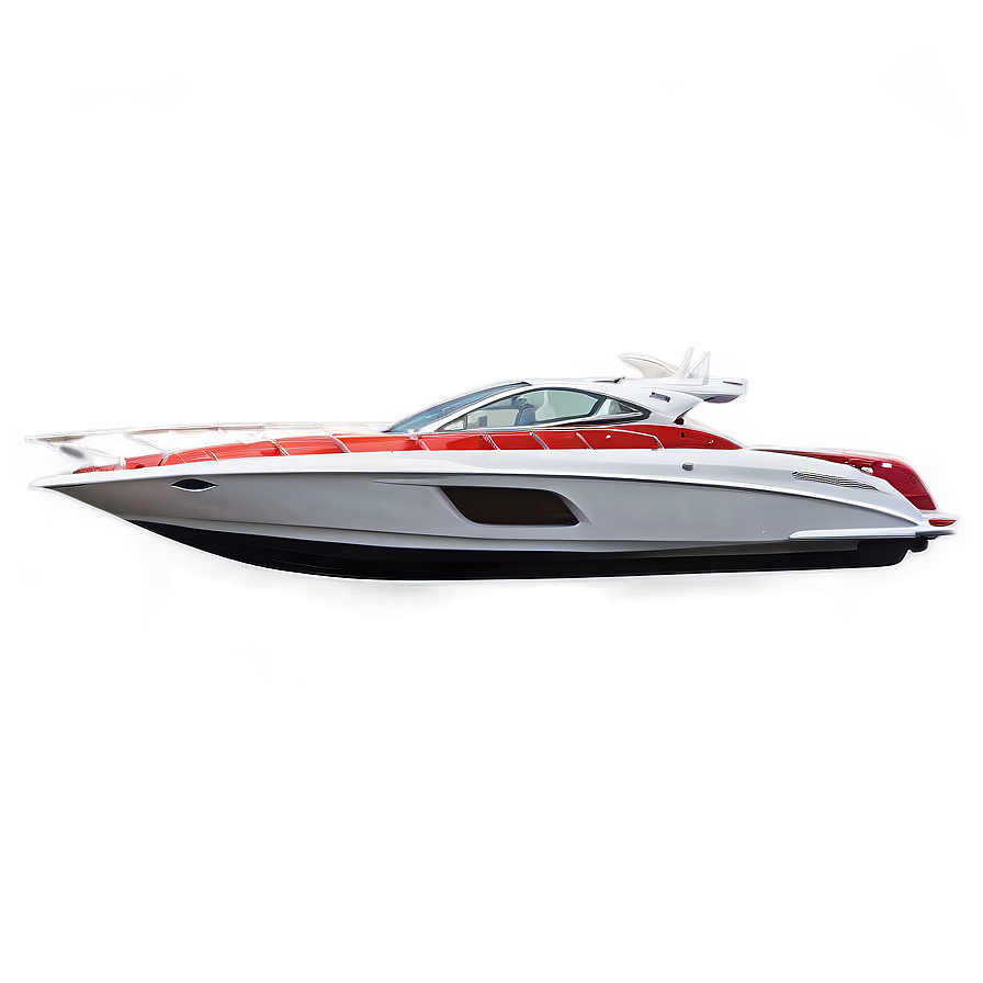 White Speed Boat Png Erq