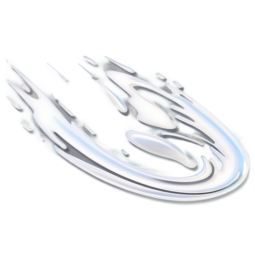 White Splash Droplet Png Mkj