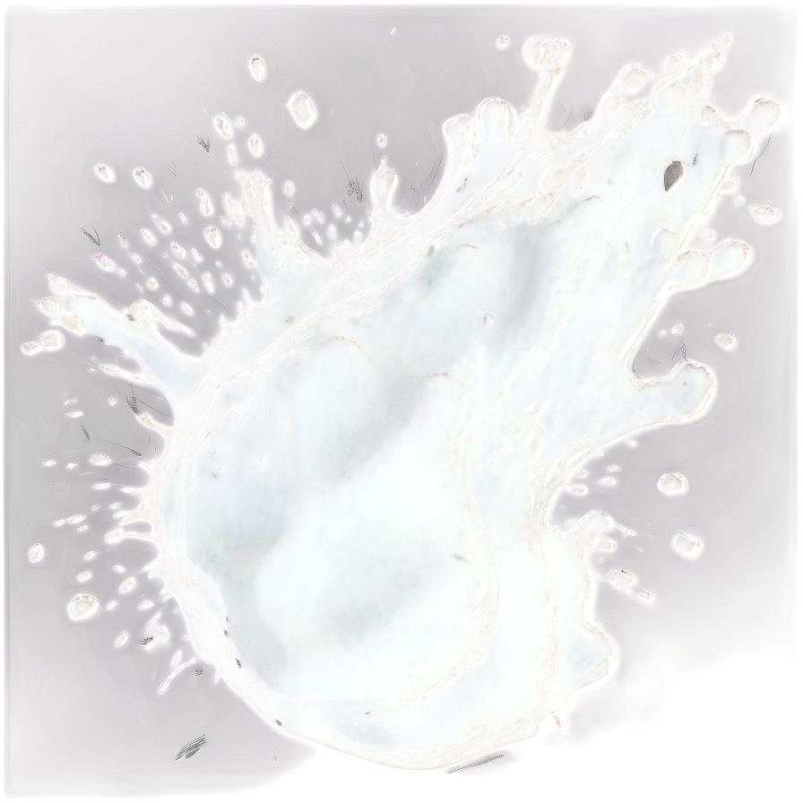 White Splatter Ink Drop Png 23