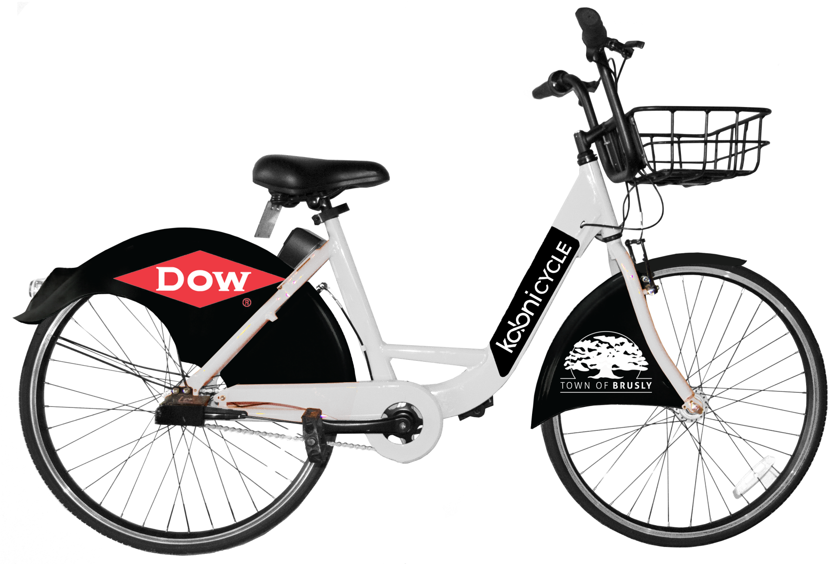 White Sponsored Utility Bicycle