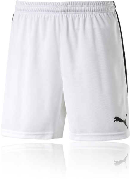 White Sports Shortswith Logo