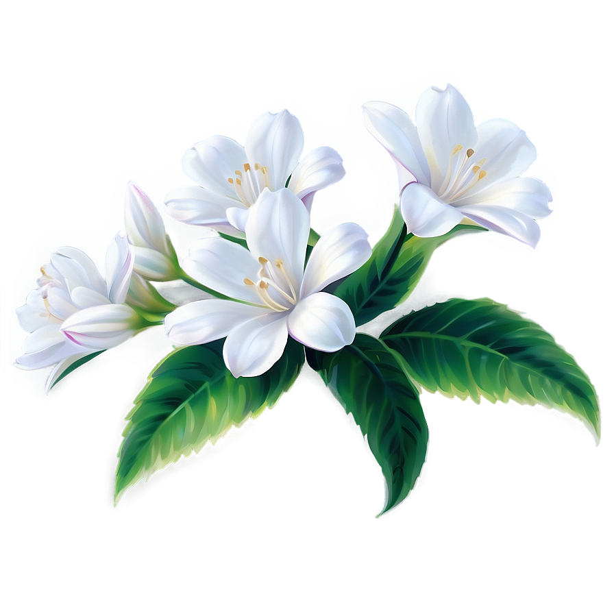 White Spring Flower Png 05242024