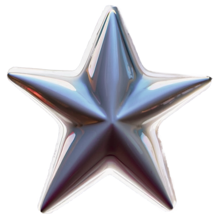 White Star Shape Png Knm10