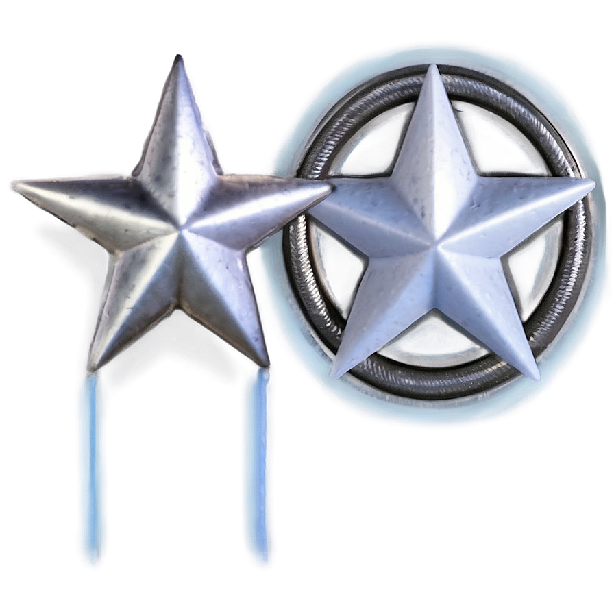 White Star With Halo Png 05042024