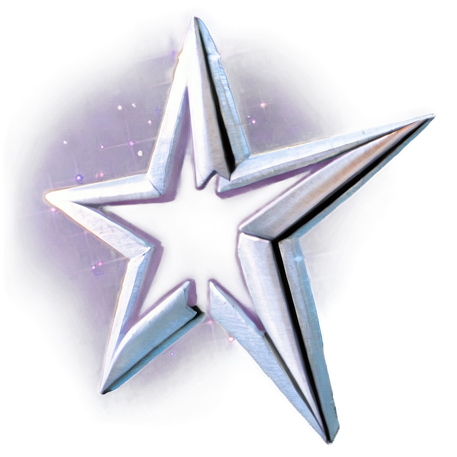 White Star With Halo Png 05042024