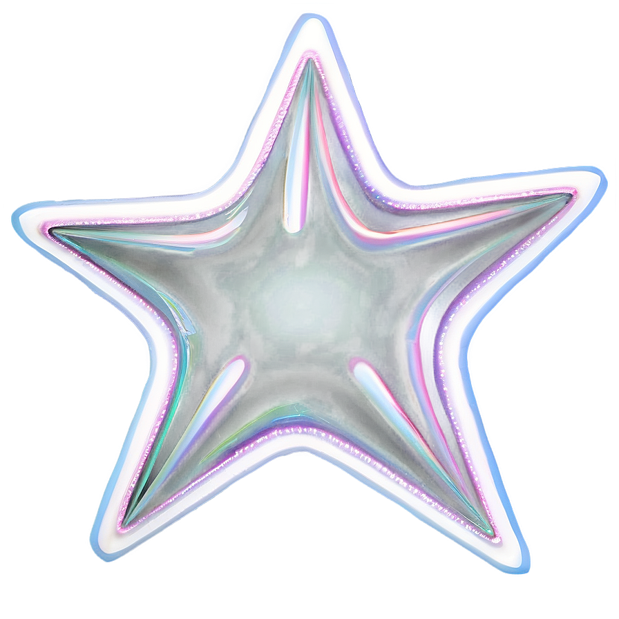 White Star With Rays Png Nmn