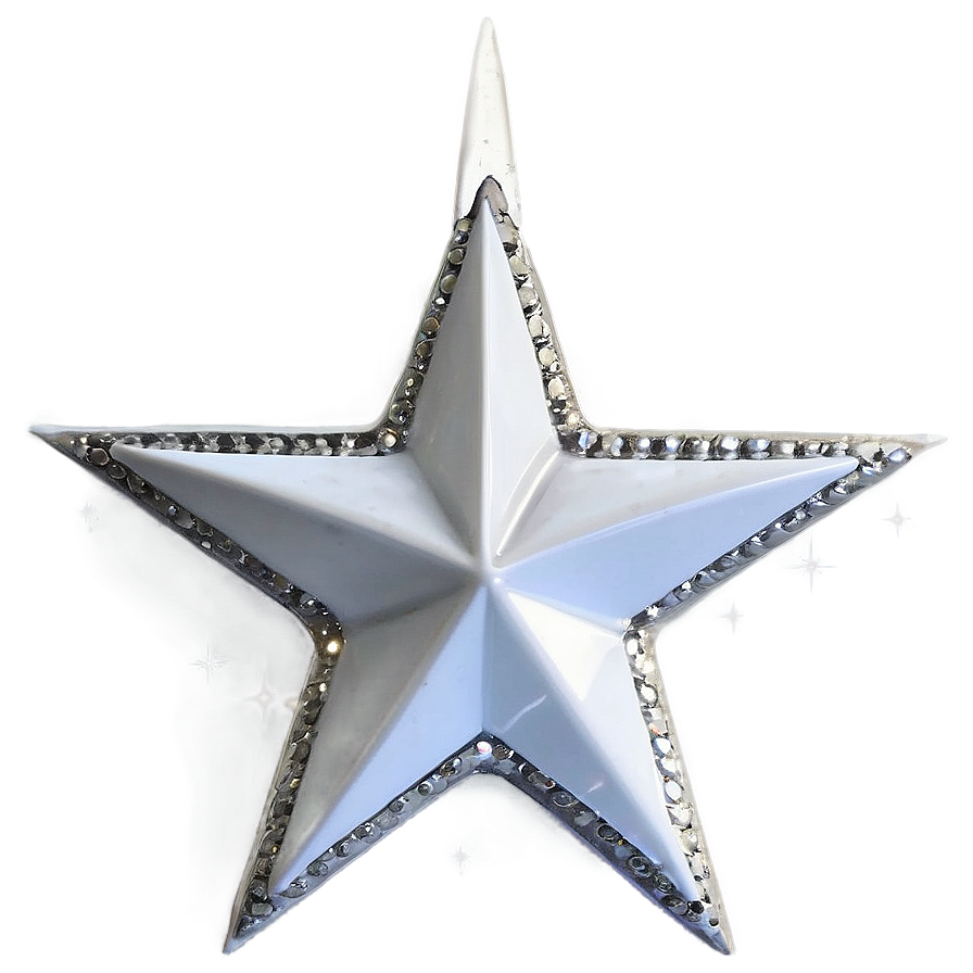 White Star With Twinkle Png 23