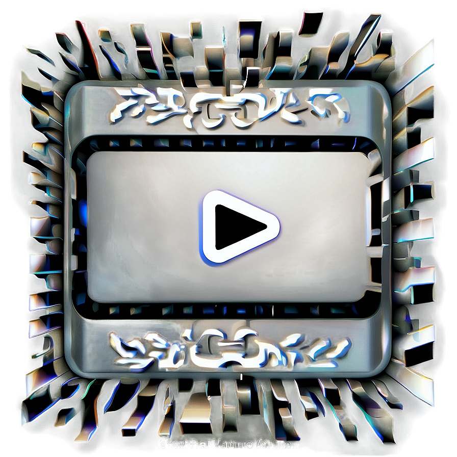 White Streaming Play Button Png Xeg