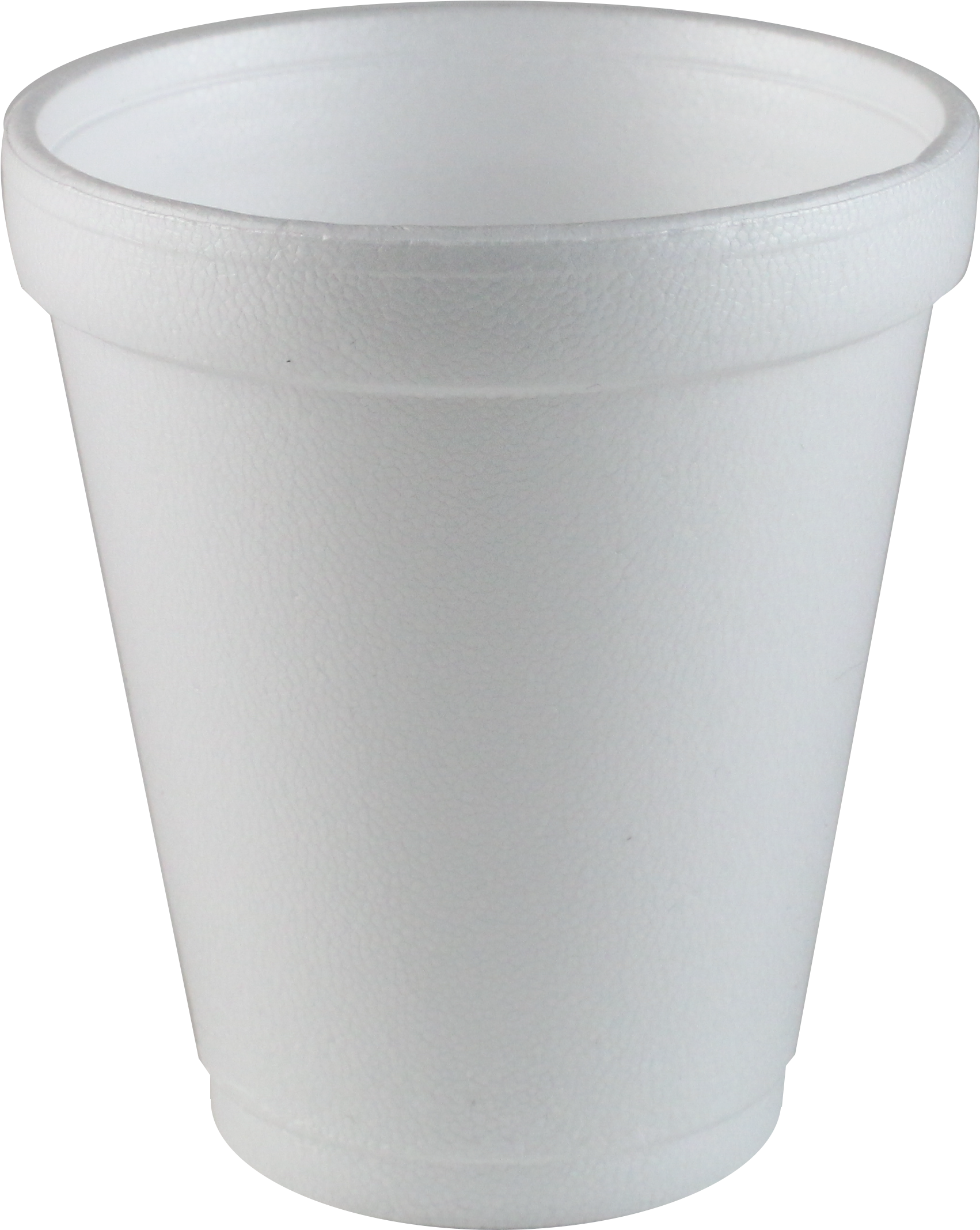 White Styrofoam Cup Isolated