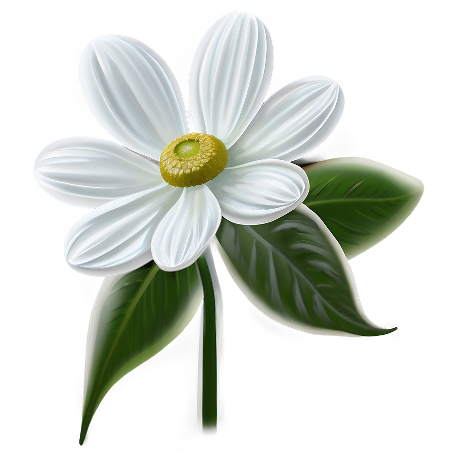 White Summer Flower Png 78