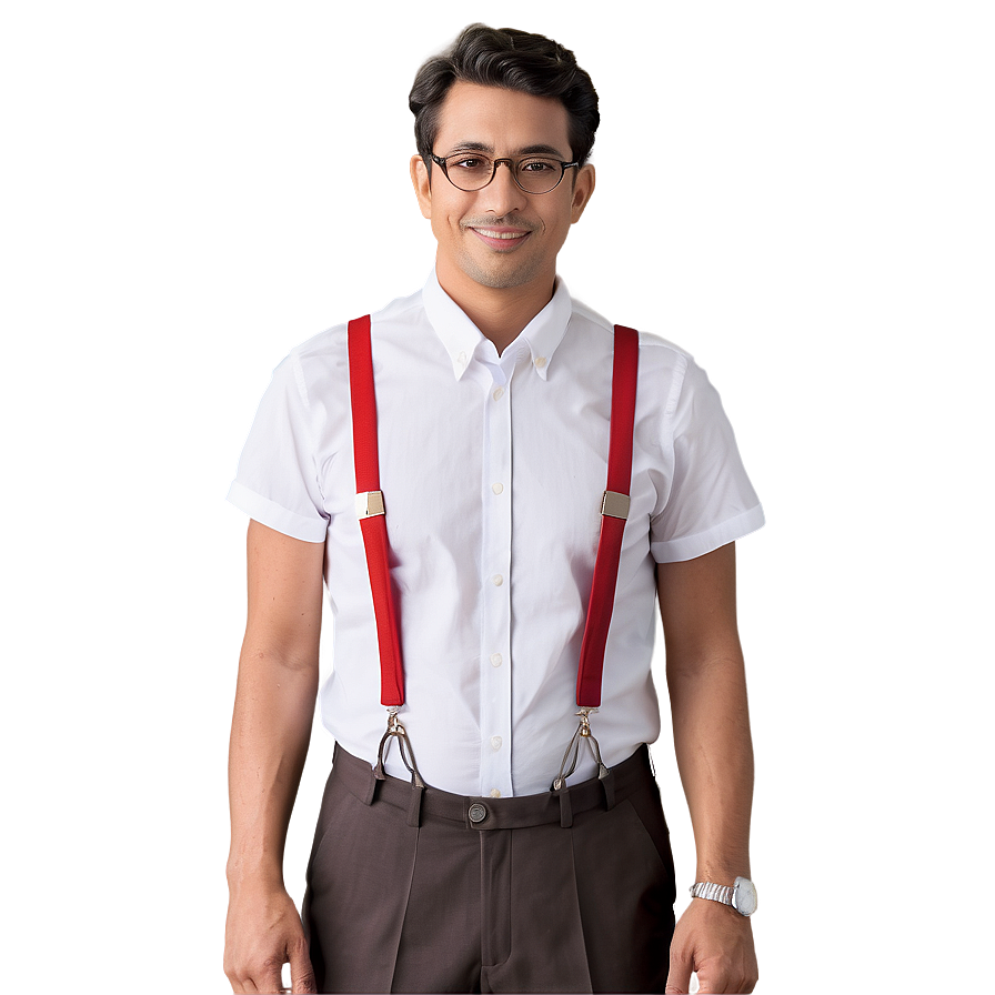 White Suspenders Png Oyl